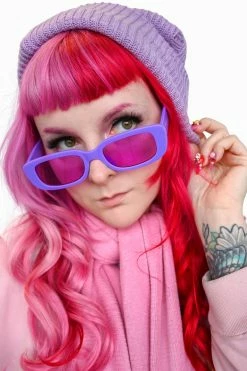 My Violet Ultravox Retro Sunglasses