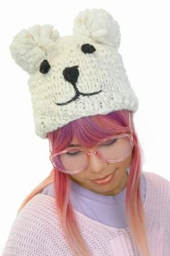 My Violet New Arrivals Chunky Teddy Beanie