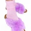 My Violet Lilac Fluffy Slides New Arrivals