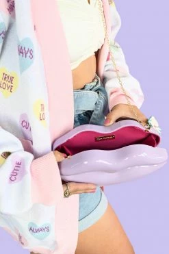 My Violet Pucker Up Purse