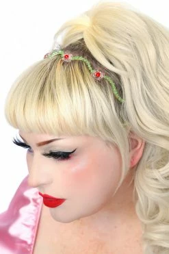 My Violet Glittering Garden Beaded Headband New Arrivals