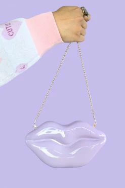 My Violet Pucker Up Purse