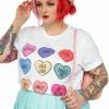 My Violet New Arrivals Candy Hearts Tee