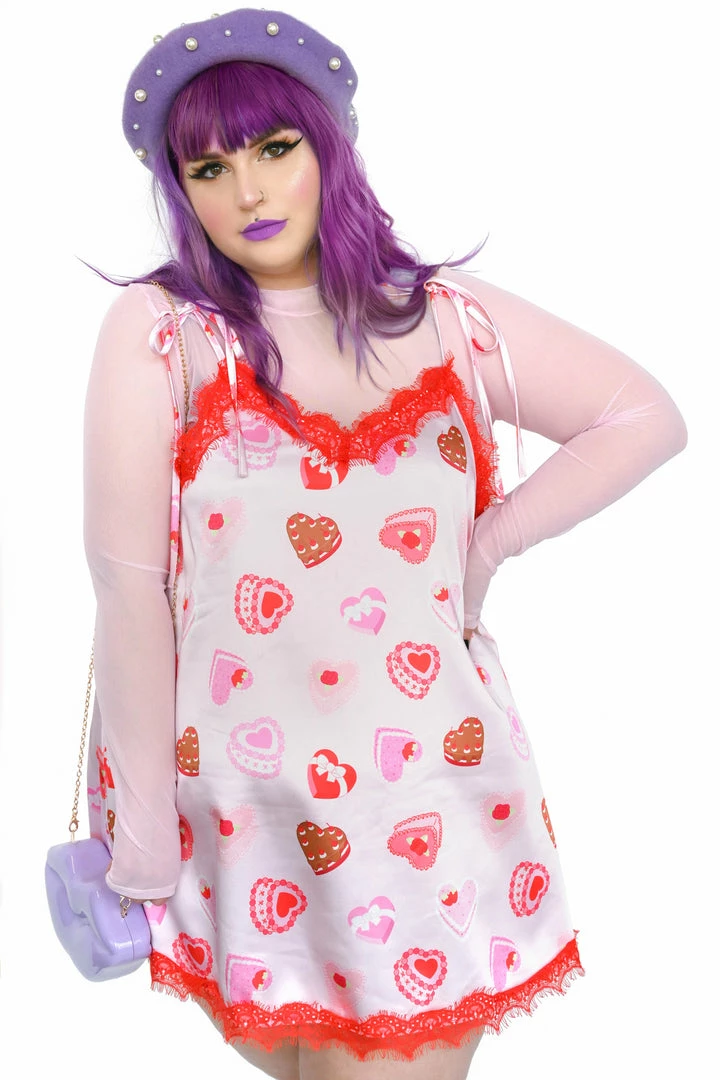 My Violet Lovers Slip Dress MV Originals