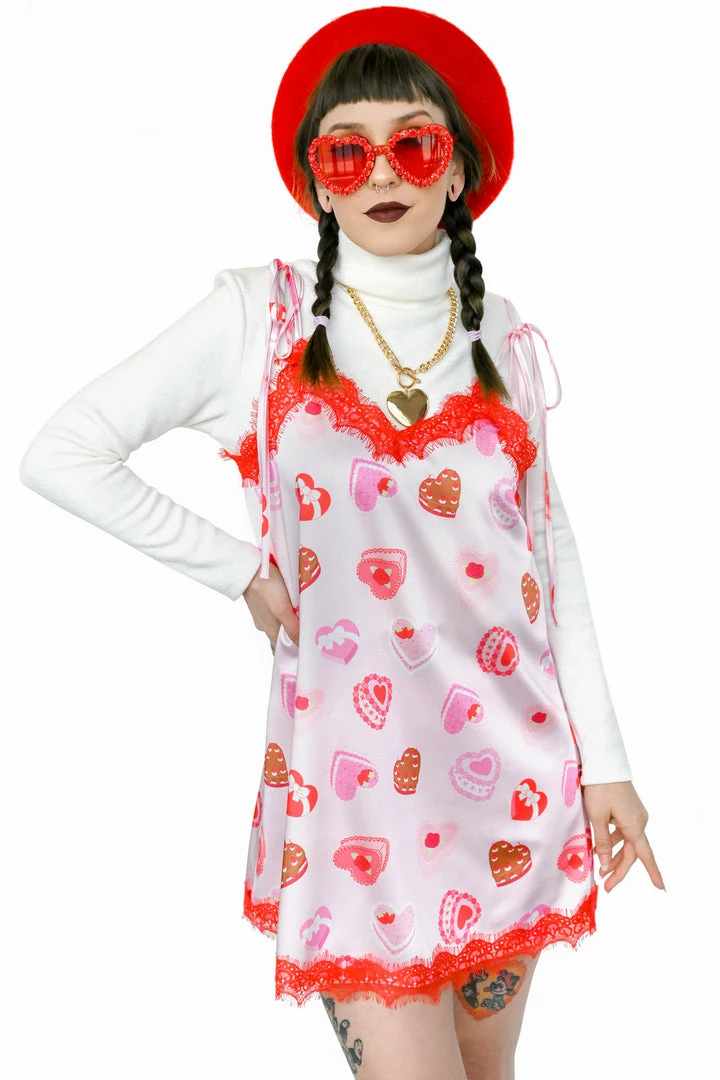 My Violet Lovers Slip Dress MV Originals