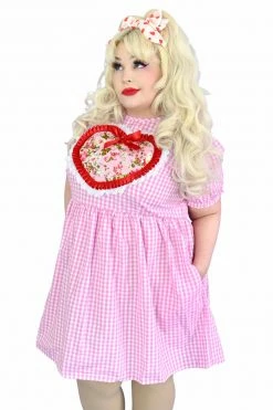 My Violet Dear Valentine Smock Dress - WITH POCKETS! MV Originals