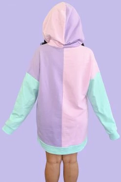 My Violet Jellybean Oversized Longline Hoodie