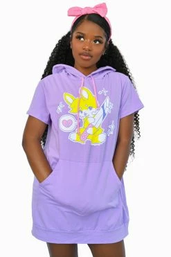 My Violet MV Originals Heartbreaker Bunny Short Sleeve Hoodie