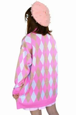 My Violet SAMPLE Ice Cream Shop Cardigan Sweater O/S