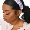 My Violet Accessories Satin Scrunch Headband - Lavender