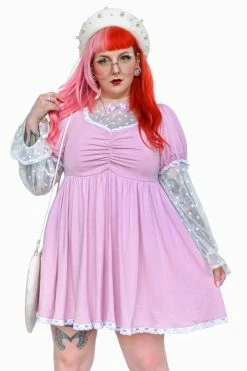 My Violet Lullaby Babydoll Dress
