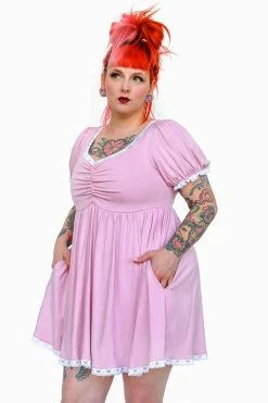 My Violet Lullaby Babydoll Dress