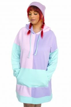 My Violet Jellybean Oversized Longline Hoodie