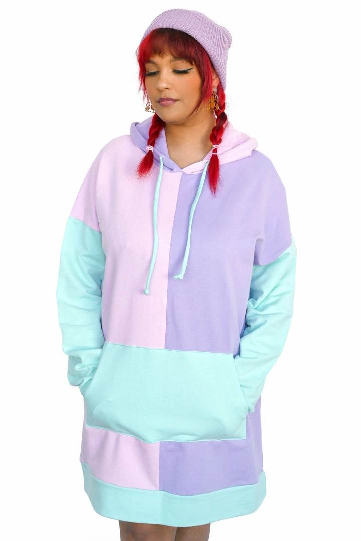 My Violet Jellybean Oversized Longline Hoodie