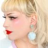 My Violet New Arrivals Sugar Puff Earrings - Powder Blue