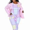 My Violet MV Originals IMPERFECT PIECES Miami Colorblock Jumpsuit - FINAL SALE
