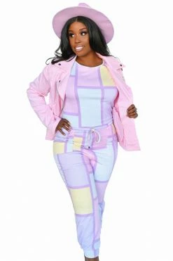 My Violet MV Originals IMPERFECT PIECES Miami Colorblock Jumpsuit - FINAL SALE