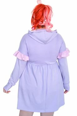 My Violet MV Originals Sweetheart Hoodie Dress With Pockets