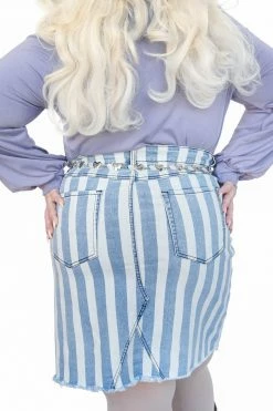 My Violet Soda Fountain Stripe Skirt