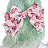 My Violet Strawberry Fields Oversized Hair Bow