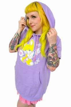 My Violet MV Originals Heartbreaker Bunny Short Sleeve Hoodie