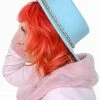 My Violet Chained Hard Brim Hat - Light Blue