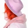 My Violet Lovely Lilac Hard Brim Hat New Arrivals