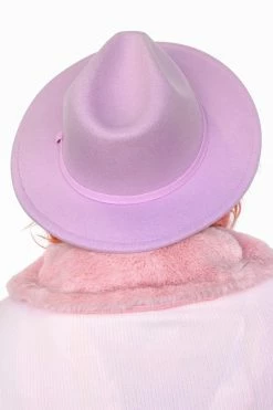 My Violet Lovely Lilac Hard Brim Hat New Arrivals