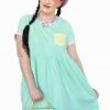 My Violet Cadoodle T-shirt Dress - Mint MV Originals