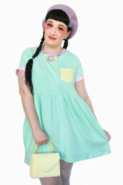 My Violet Cadoodle T-shirt Dress - Mint MV Originals