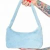 My Violet Marshmallow Shoulder Bag - Blue New Arrivals