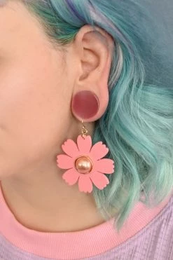 My Violet Flower Child Earrings New Arrivals