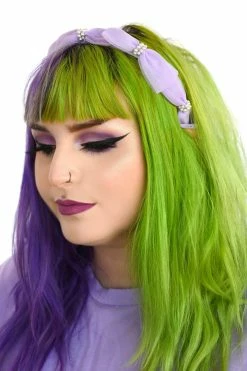 My Violet New Arrivals Fancy Bow Headband - Lavender