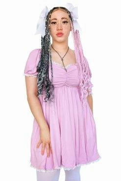 My Violet Lullaby Babydoll Dress