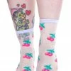 My Violet New Arrivals Sheer Cherry Socks