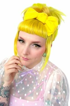 My Violet New Arrivals Puffy Bow Headband - Yellow