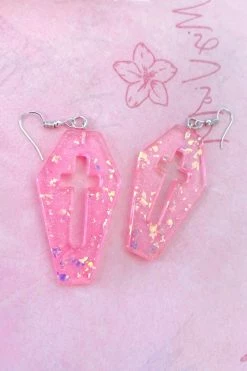 My Violet Luv U 2 Death Earrings New Arrivals