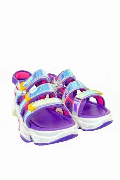 Cape Robbin Hologram Chunky Sandals New Arrivals