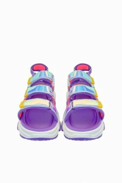Cape Robbin Hologram Chunky Sandals New Arrivals