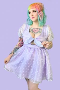 My Violet Bubble Dress - Taro MV Originals