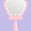 My Violet Shell Shock Light Up Mirror - Pink