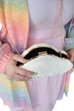 My Violet Fluffy Little Cloud Cross Body - LAST ONE New Arrivals