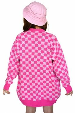 My Violet New Arrivals SAMPLE Put On A Happy Face Cardigan Sweater O/S