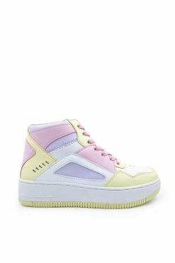 BERNESS Banana Color Block Hightop Sneakers- Size 5 Left! New Arrivals