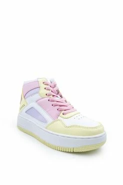 BERNESS Banana Color Block Hightop Sneakers- Size 5 Left! New Arrivals