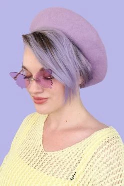 My Violet New Arrivals French Dreams Beret - Lilac
