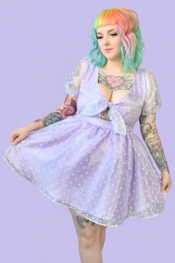 My Violet Bubble Dress - Taro MV Originals